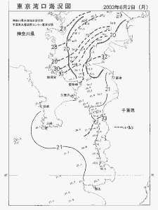 東京湾口海況図(2003/06/02)