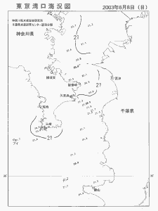 東京湾口海況図(2003/06/08)