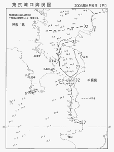 東京湾口海況図(2003/06/09)