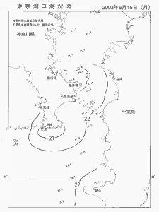 東京湾口海況図(2003/06/16)