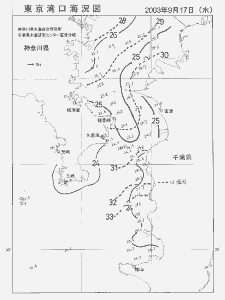 東京湾口海況図(2003/09/17)