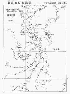 東京湾口海況図(2003/12/11)