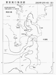 東京湾口海況図(2003/12/14)