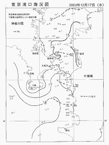 東京湾口海況図(2003/12/17)