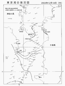 東京湾口海況図(2003/12/18)