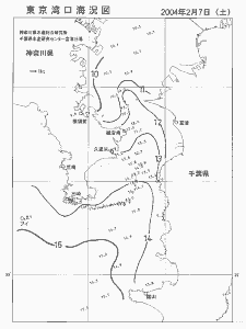 東京湾口海況図(2004/02/07)