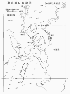 東京湾口海況図(2004/02/17)