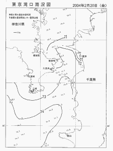 東京湾口海況図(2004/02/20)