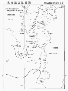 東京湾口海況図(2004/02/24)