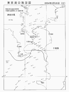 東京湾口海況図(2004/02/28)