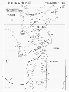東京湾口海況図(2004/03/12)