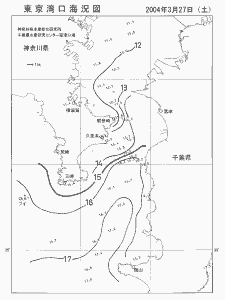 東京湾口海況図(2004/03/27)