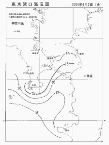 東京湾口海況図(2004/04/02)