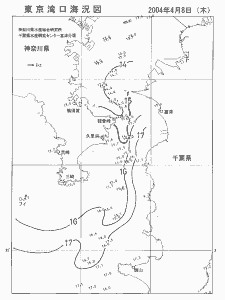 東京湾口海況図(2004/04/08)