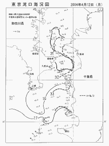 東京湾口海況図(2004/04/12)