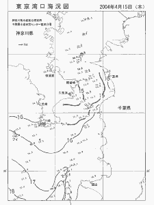 東京湾口海況図(2004/04/15)