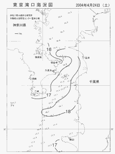 東京湾口海況図(2004/04/24)