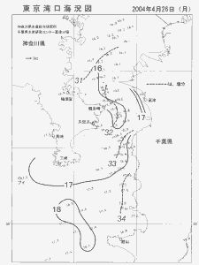 東京湾口海況図(2004/04/26)