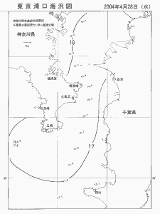 東京湾口海況図(2004/04/28)