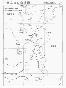 東京湾口海況図(2004/05/02)