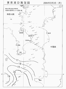 東京湾口海況図(2004/05/03)