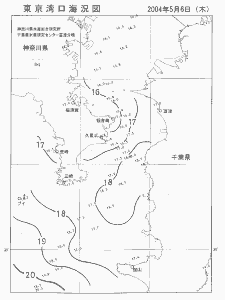 東京湾口海況図(2004/05/06)