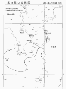東京湾口海況図(2004/05/12)