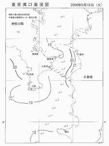 東京湾口海況図(2004/05/18)