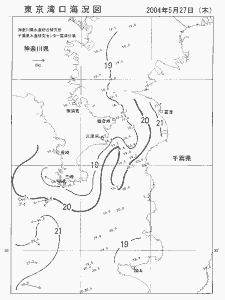 東京湾口海況図(2004/05/27)