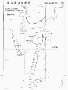 東京湾口海況図(2004/05/31)