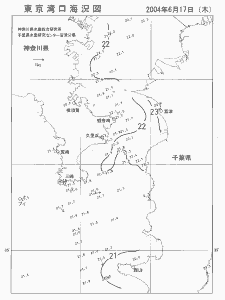 東京湾口海況図(2004/06/17)