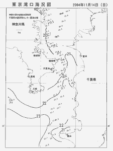 東京湾口海況図(2004/11/14)