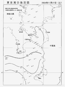 東京湾口海況図(2004/11/27)