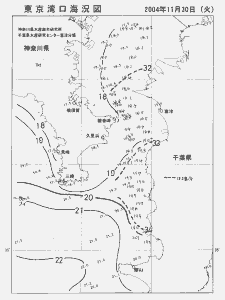 東京湾口海況図(2004/11/30)