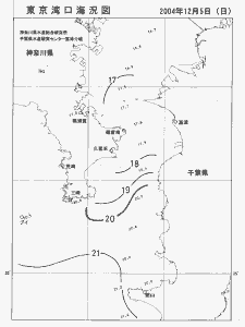 東京湾口海況図(2004/12/05)