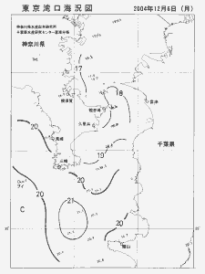 東京湾口海況図(2004/12/06)