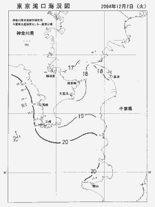 東京湾口海況図(2004/12/07)