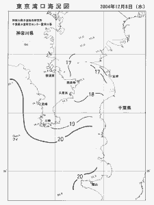 東京湾口海況図(2004/12/08)