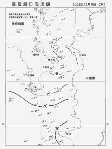東京湾口海況図(2004/12/09)