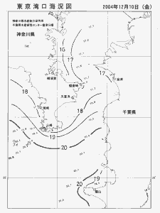 東京湾口海況図(2004/12/10)