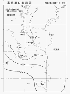 東京湾口海況図(2004/12/11)