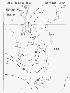 東京湾口海況図(2004/12/13)