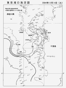 東京湾口海況図(2004/12/14)