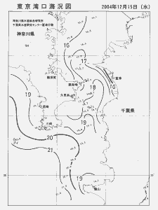 東京湾口海況図(2004/12/15)