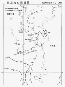 東京湾口海況図(2004/12/16)