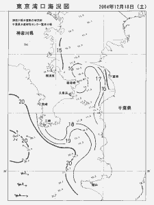 東京湾口海況図(2004/12/18)