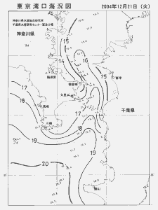 東京湾口海況図(2004/12/21)