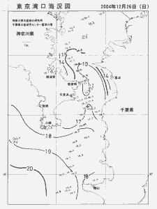 東京湾口海況図(2004/12/26)