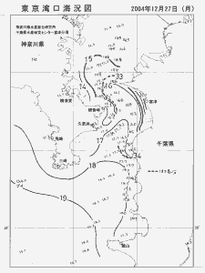 東京湾口海況図(2004/12/27)