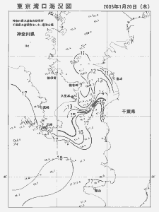 東京湾口海況図(2005/01/20)